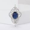 Amazon Hollow Zircon Court Style Brooch Simple Light Luxury Women'S Clothing Corsage Jewelry Pin