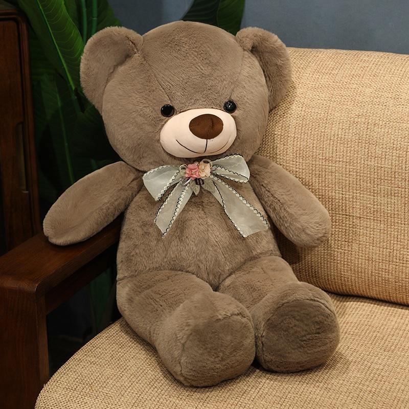 Niedlicher Fliege Teddybär Plüschtier Puppe Kuschelbär Kuschelpuppe Mädchen Bett Kuschelkissen Valentinstag Freundin Geburtstagsgeschenk