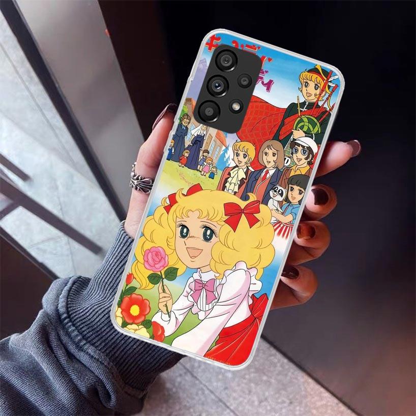 Anime Candy Phone Case For Samsung Galaxy A17 A16 A15 A14 A13 A57 A56 A55 A54 A53 A37 A36 A35 A34 A33 A26 A25 A24 A23 Galaxy A17