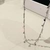 Light Luxury Niche Star Zircon Necklace Female Korean Niche Versatile Fashion Collarbone Chain Temperament Pure Desire Neck Chain