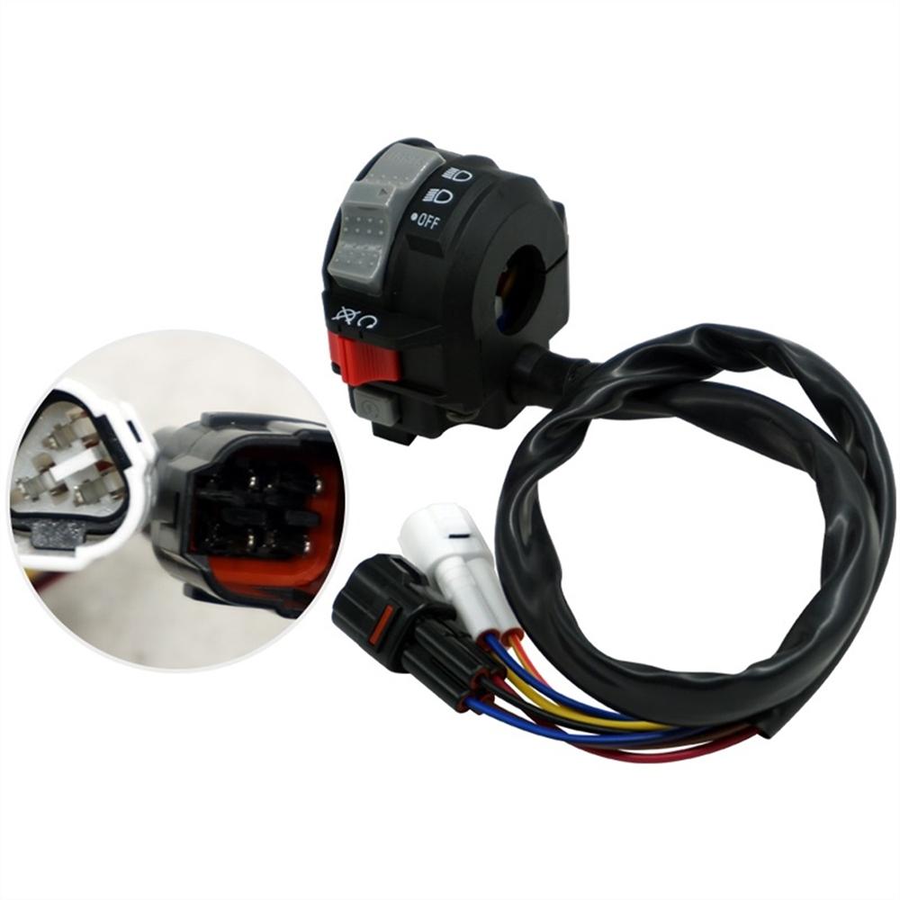 Left Handlebar Engine Start Run Off Headlight Switch for Yamaha Raptor 700 700R