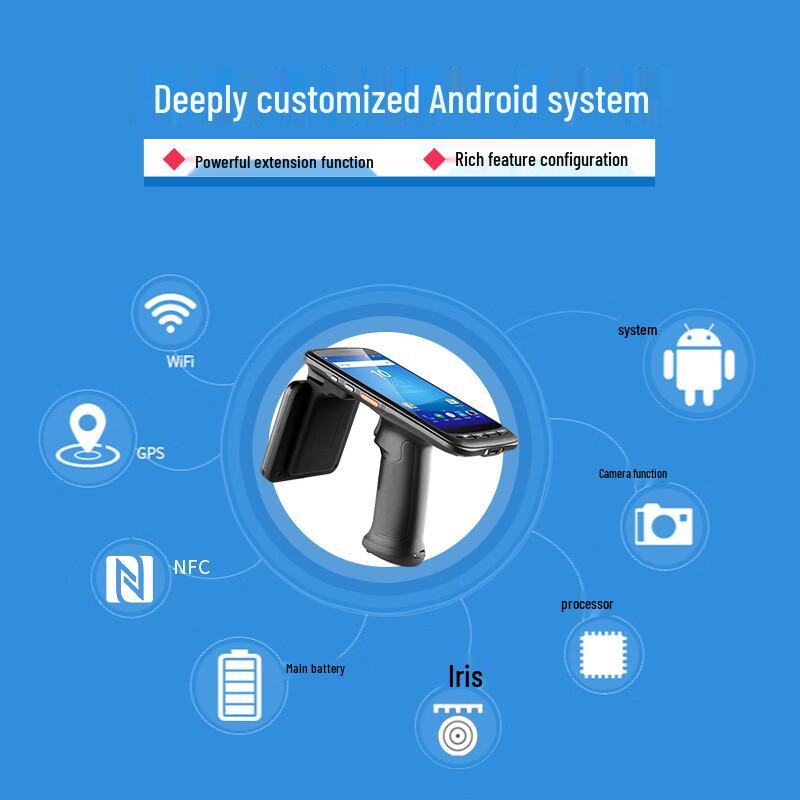 SINRIOCODE Android UHF RFID & 2D Barcode Handheld Data Collector