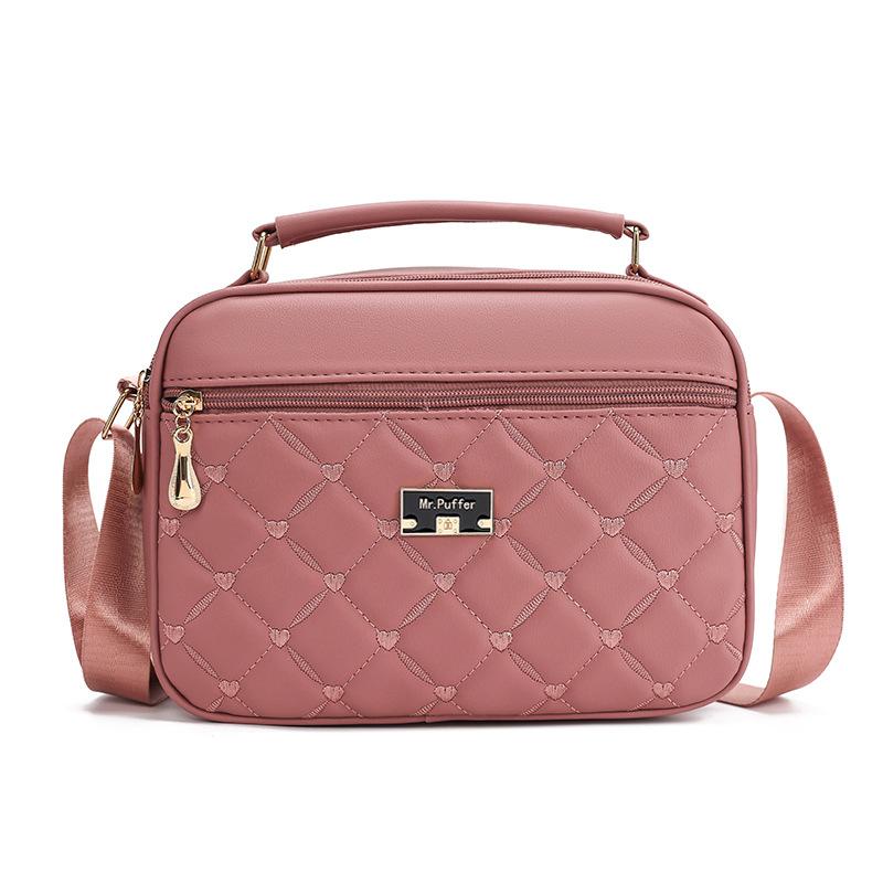 Modna Damska Torba Nowy Styl Diamentowa PU Torba Crossbody Wszechstronna Mała Torba Damska Torba na Ramię