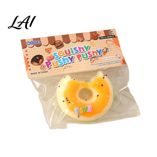 Soft Bread Toy Stress Relief Croissant Squeeze Waffle Donut Cheese Sensory Portable Fidget Simulated Food Pinch Decompression Tools Ball