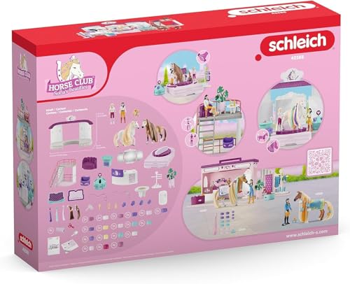[Amazon.co.jp Exklusiv] Schleich Horse Club Skönhetssalong 42588