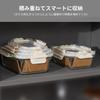 S SALIENT Glass Storage Pack and Dishwasher Set of Beige Heat-Resistant Containers, & Go, Microwave, Oven, Safe, 6,