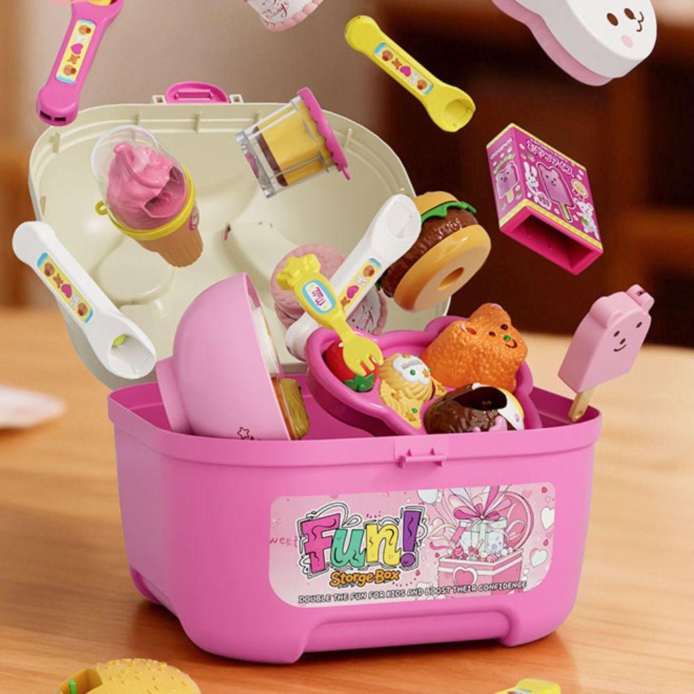 Pretend Play Pudding Feeding Set Simulation Model Play House Toys  Children's Toy