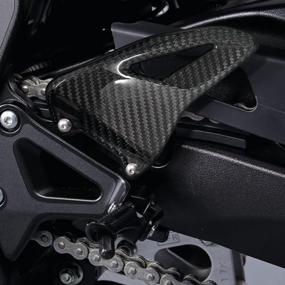 Motorcycle Carbon Fiber Foot Pedal Heel Protector for Suzuki GSXR 1000 2017-2024 GSX-R1000 2017-2024