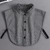 Hollow Lace Chiffon Doll Cotton Fake Collar Blouse Sweater Detachable Shirt Collar False Collar Lapel Women Top Collars Decor