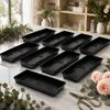 10PCS Plastic Floral Foam Tray Rectangular Centerpiece Holder Flower Display Tray  Home Decor