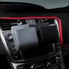 Car Vent Organizer - PU Leather Multi-Functional Air Vent Storage Box with Phone Holder, Compact Dashboard Organizer for Car Interior Accessories