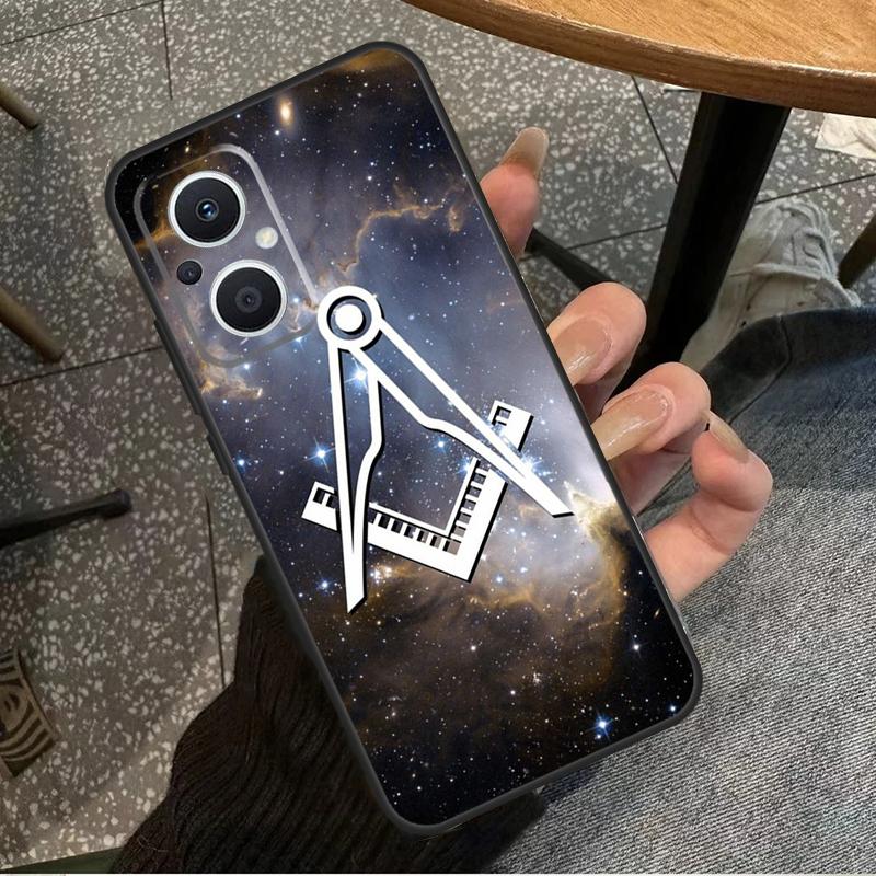 Freimaurer Logo Symbol Für OPPO Reno 14 13 12 11 10 Pro 8T 11F 12F 13F 14F 7 8 Lite OPPO Find X8 X6 X5 X9 Pro Hülle