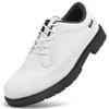 Men's Large Non-slip Spiked Golf Shoes, Size 39-49, Black/White Comfortable Training Footwear