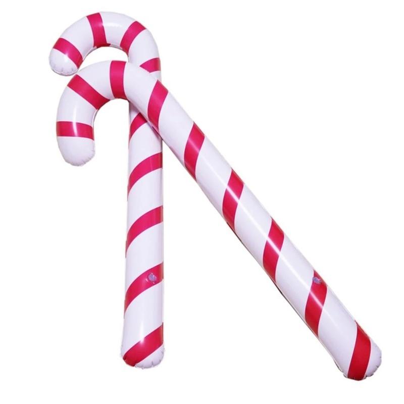 1pcs Christmas Inflatable Candy Canes Balloons