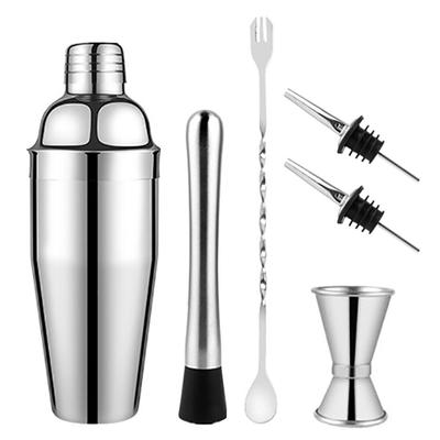 550ML/750ML Boston Shaker Professional 304 Stainless Steel Bartender Wine Cup Cocktail Mixer Martini Cocktail Shaker Bar Set