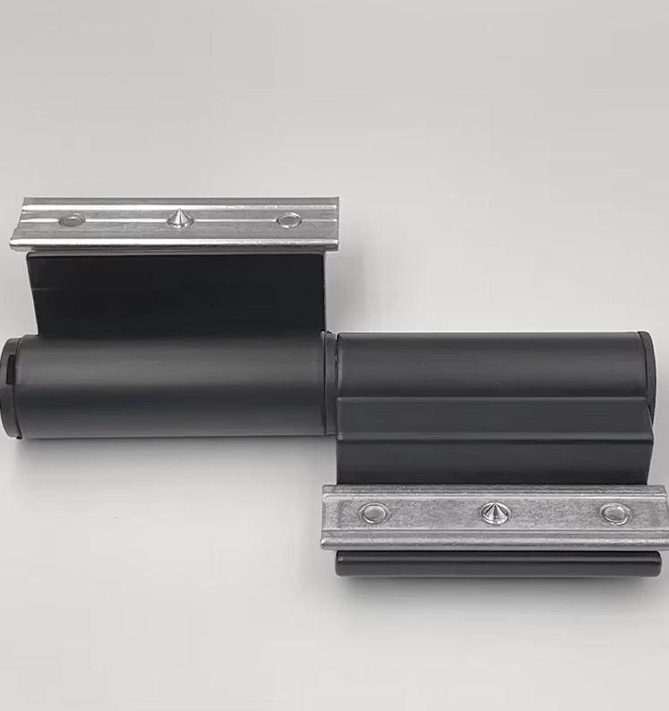 Black Door Hinges Aluminum Profile 50 Lengthened Hinge for for Notch Side Hung Door with the Frame and Sash Standard of 20