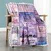 Dancer11 Customize Your Name Blanket Multi-purpose Personalized Blanket Soft & Cozy Great for Couch Livingroom Bed Nap All-Season Use