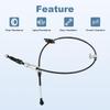 Automatic Transmission Shift Control Cable Replacement for 33820-04010 3382004010 Compatible with Toyota Tacoma 2005-2015 Gear Shifter Cable
