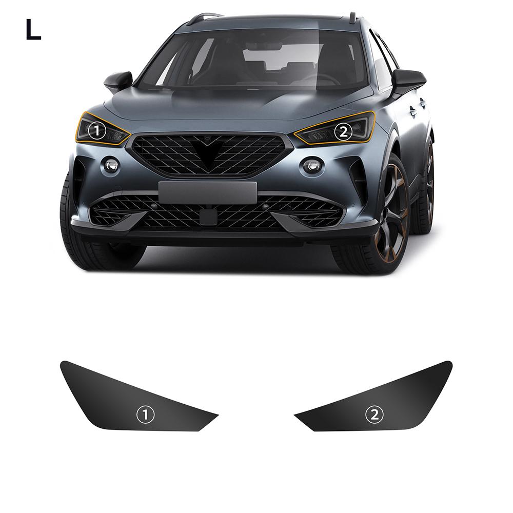 Φιλμ Προστασίας Βαφής για Seat Cupra Formentor 2020-2023 Φώτα Εμπρός Στύλοι Β Διαφανές PPF Αντι-Γρατζουνιές