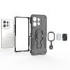 For Motorola Edge 50 Pro 5G Case Rotatable Ring Kickstand PC + TPU Shockproof Phone Cover