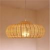 JOYINLED Modern Rattan Chandelier, Southeast Asian Style Hand Woven Bamboo Pendant Light Kitchen Island Dining Room Living Room