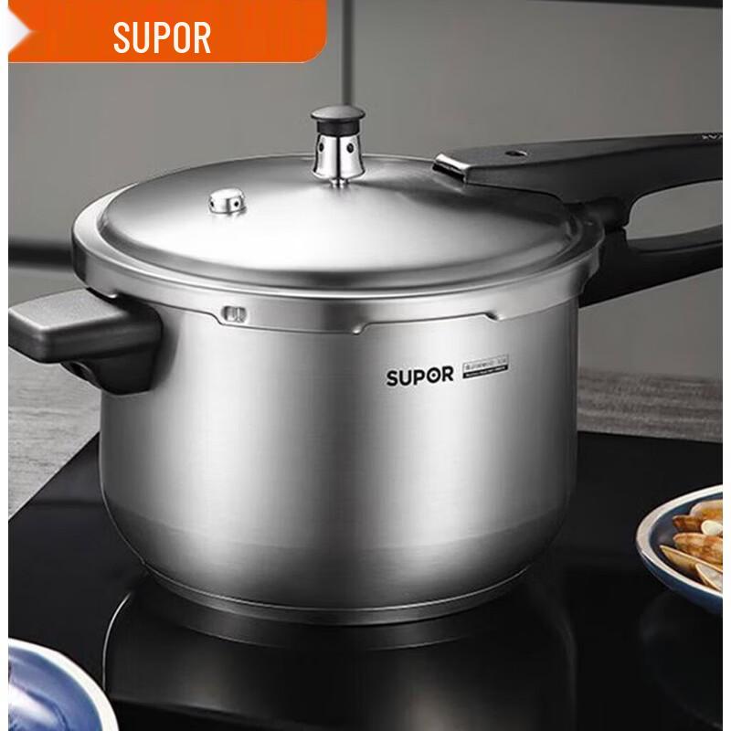 

SUPOR 304 Stainless Steel Pressure Cooker 24cm