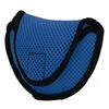 D-Typ Mallet Putter Head Cover Woven Golf Headcover Schutztasche mit BefestigungsbandBlau