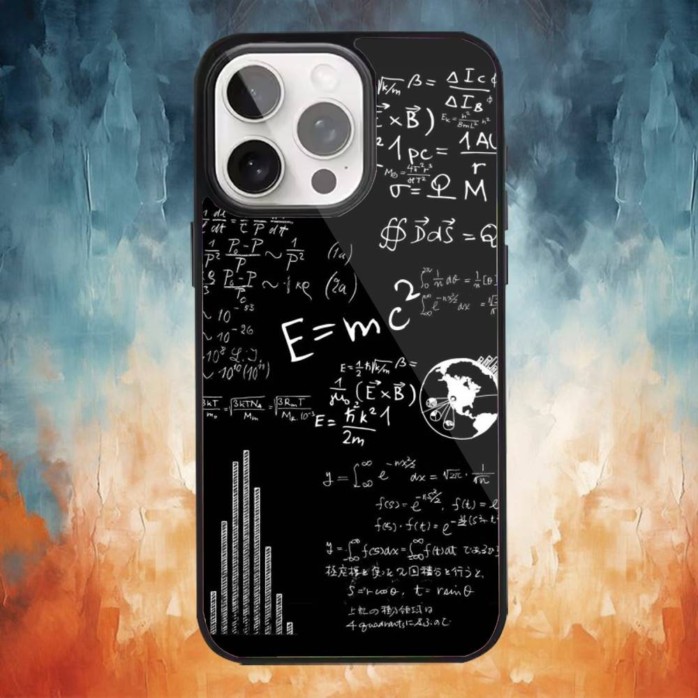 Physics Math Formula Equation Phone Case For iPhone 17,16,15,14,13,12,11,Plus,Pro,Max for Magsafe Magnetic Wireless Charging