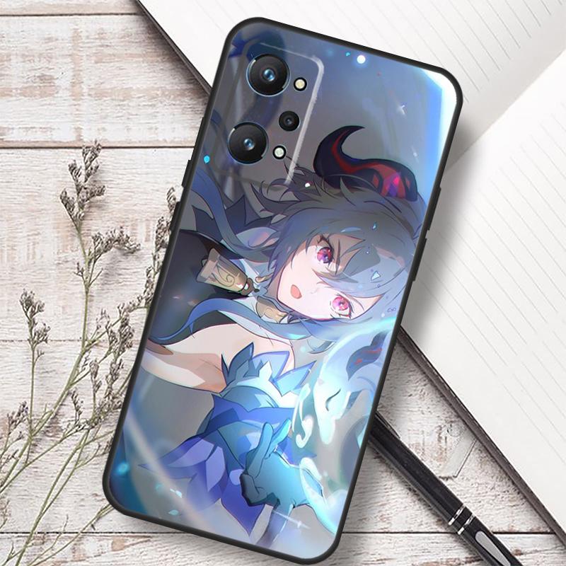 Genshin Impact Ganyu For Realme 12 13 10 11 14 Pro Plus GT 6T 6 5 GT7 Pro C61 C55 C53 C51 C21Y C25S C75 C67 Case
