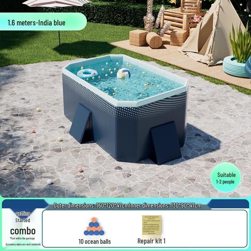 

Deaite Non-Inflatable Easy-Setup Outdoor Swimming Pool