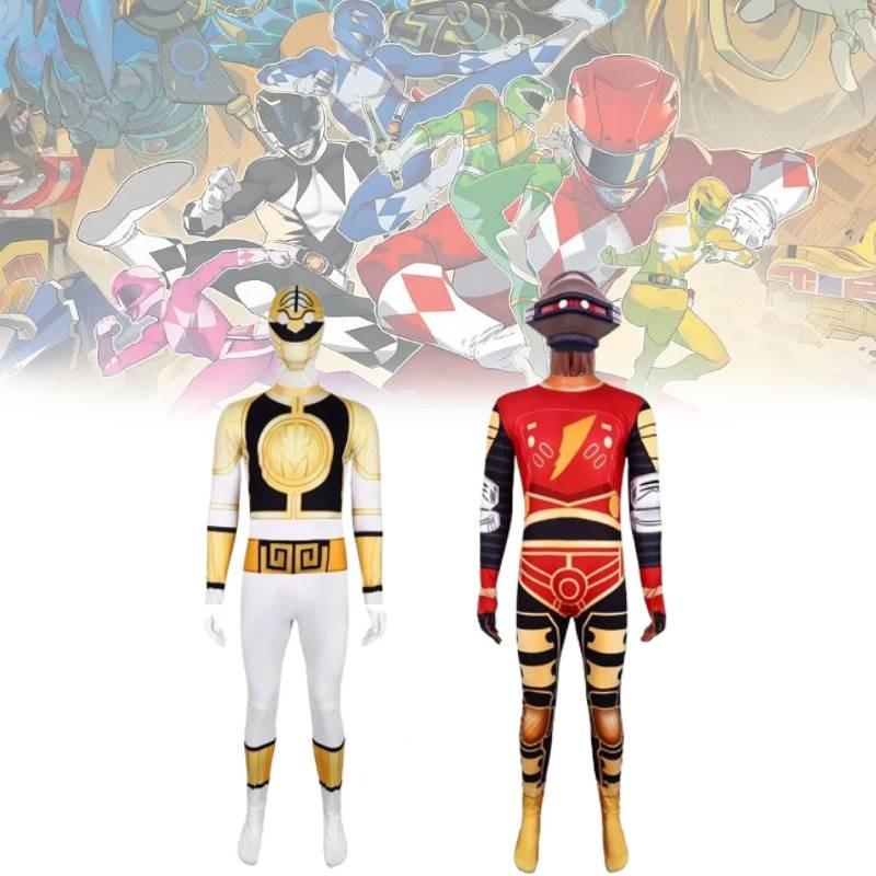 Mighty Morphin Power Rangers Dinosaur Cosplay Suit For Kids Halloween Costume Party