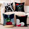 D-Deadmau 5 Singer Pillow Case Anti-dustmite Pillowcase Invisible Zipper Silky Short Plush Sofa Cushion Cover