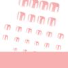 Hot-selling Solid Color Pink Manicure Foot Nail Piece, Popular In Europe and America, Coated Wearing Nail and Toenail Piece