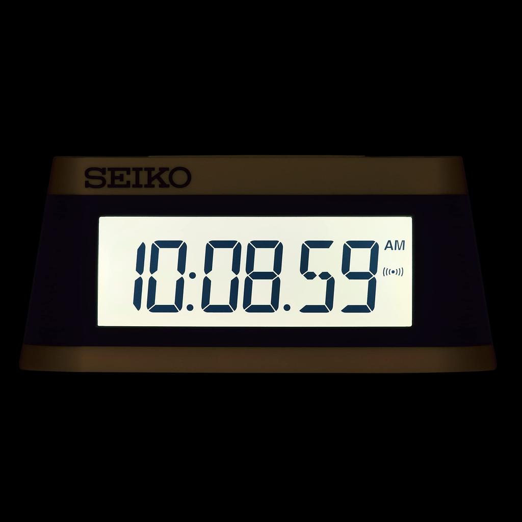 Seiko Modern Marathon Alarm Black Clock,