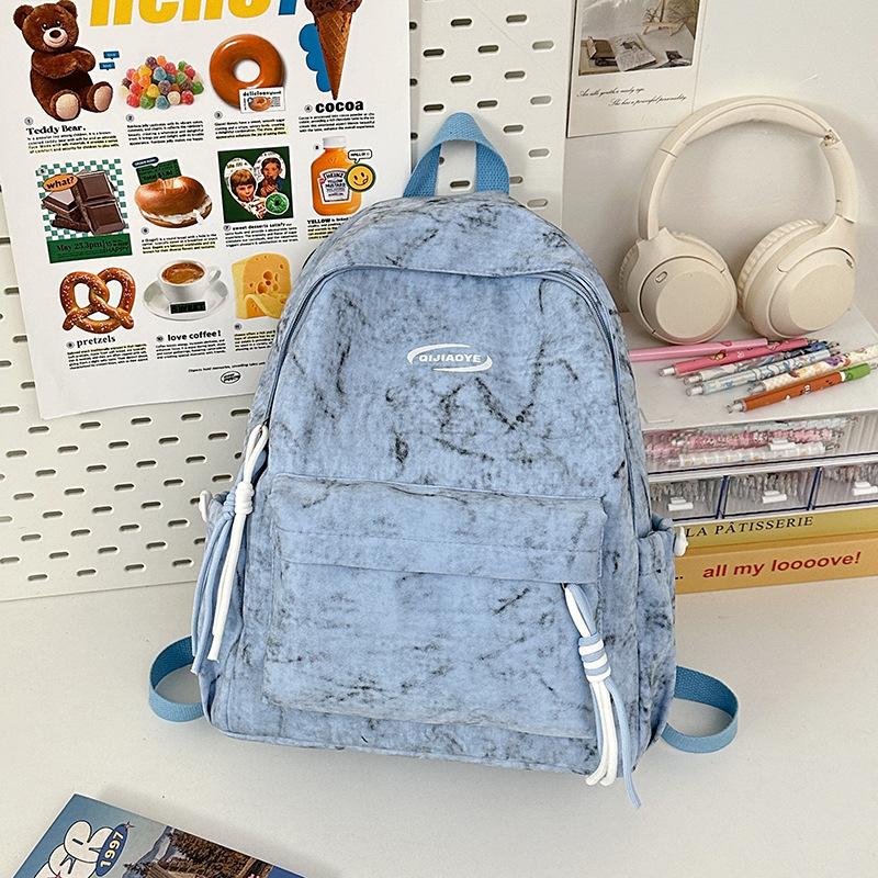 School bag female college student simple versatile high value backpack junior high school girls high school casual backpack