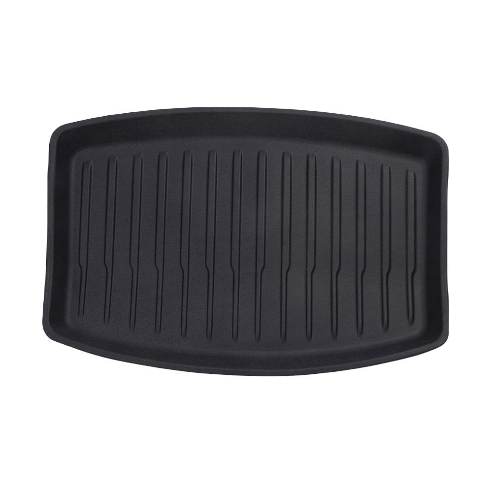 Car Front Rear Trunk Mats Car Accessories TPE Pad Front Rear Mat Trunk Mats TPE Front Rear Storage Box Pad for Tesla Model 3 24