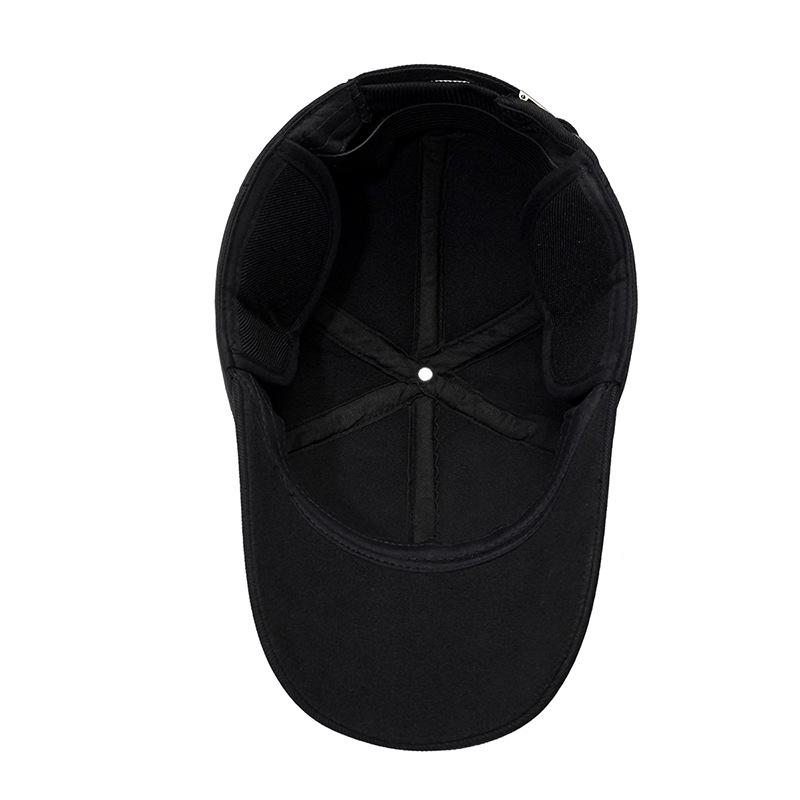 Season'S New Men'S Ear Protection Windproof Baseball Cap Middle-Aged And Elderly Cotton Hat Outdoor Warm And Cold-Proof Dad Old Man Hat