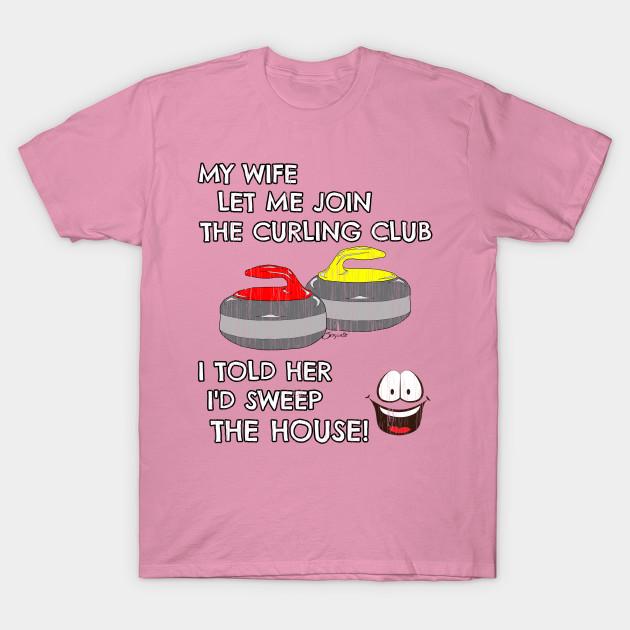 T Shirt Women Mens Funny Curling Shirt Wife Let Me Join The Curl Harajuku Print Kawaii Tshirt Summer Short Sleeve Female T-Shirt Top Tee