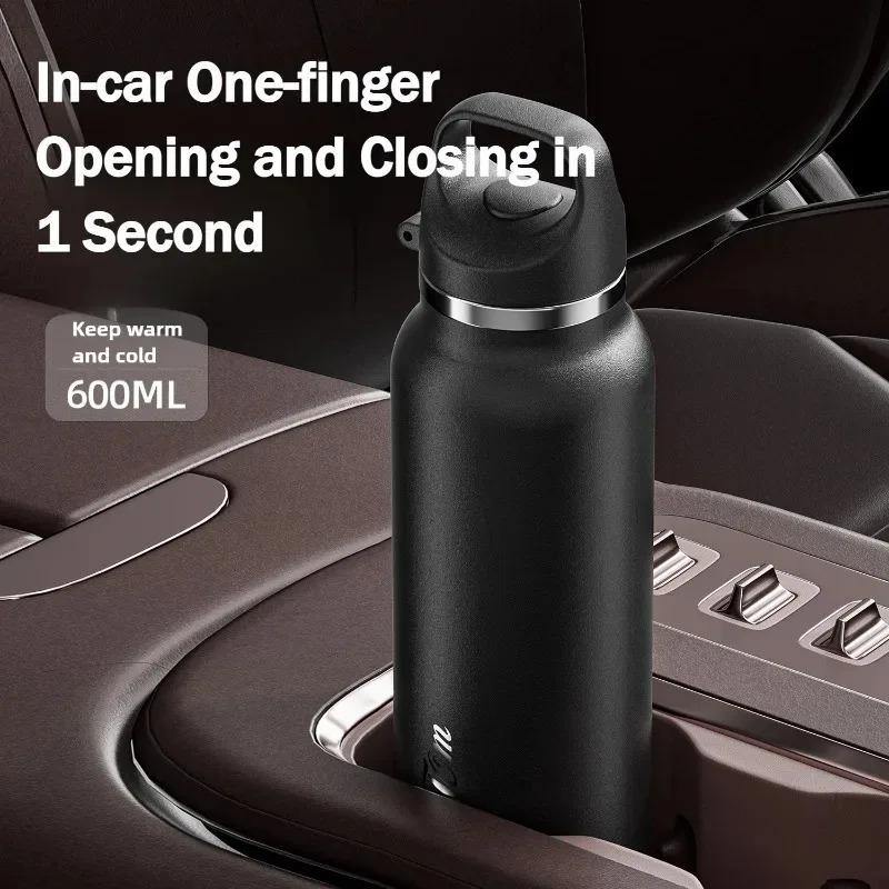 Stainless Steel Portable Water Bottle Leakproof Insulated SportsCup forOutdoorCycling Hiking Gym Travel Halloween Christmas Gift