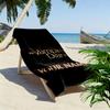 Custom Name Vampire Diaries Print Beach Towel, Large Soft Quick Dry Towel for Beach Camping Swimming