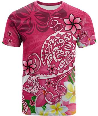 Fashion Polynesian 3D Printed T-Shirt Men's Summer Short Sleeve Hawaiian Crew Neck T-Shirt Casual Top