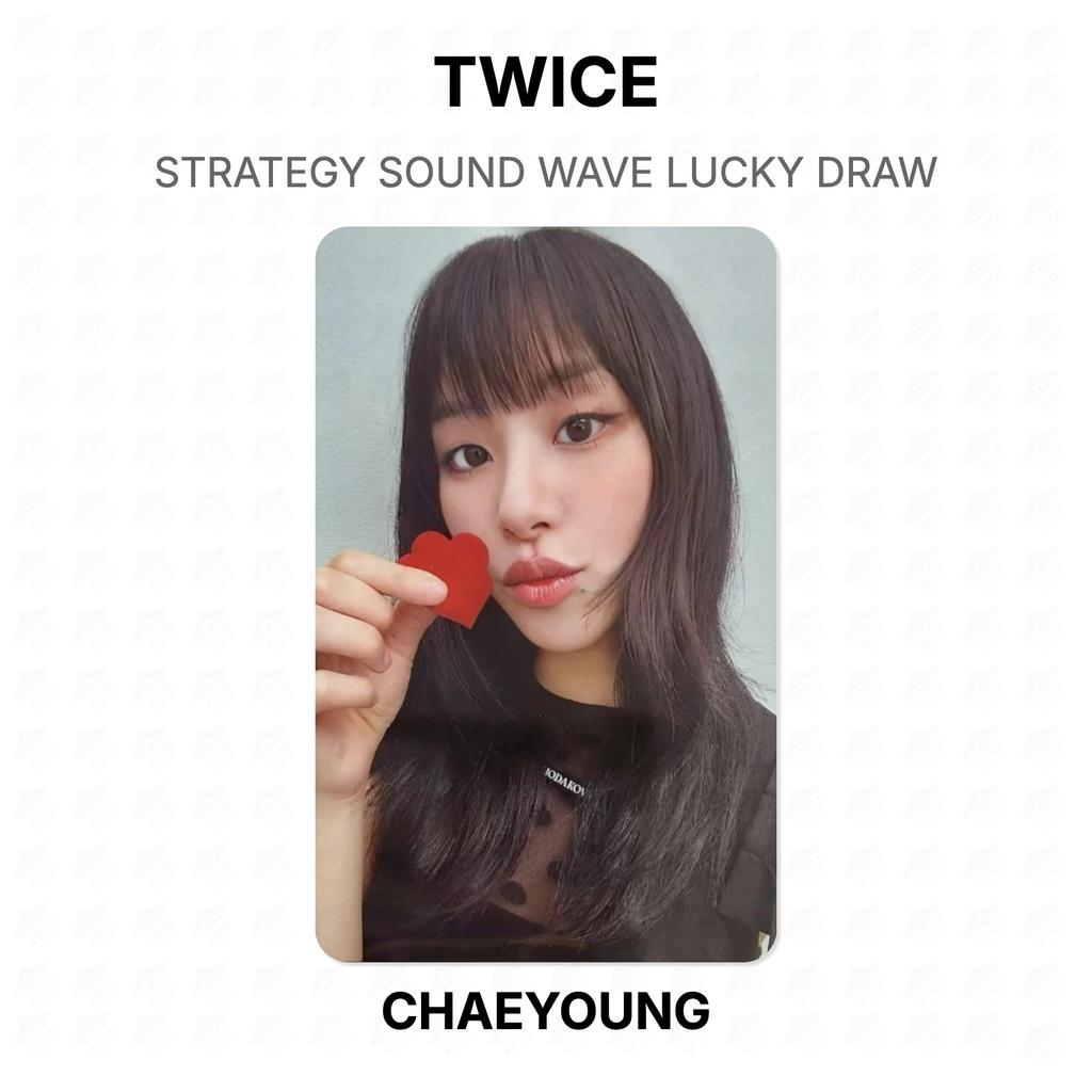 Twice STRATEGY ONDA SONORA SORTEIO OFICIAL Fotocarteira Oficial