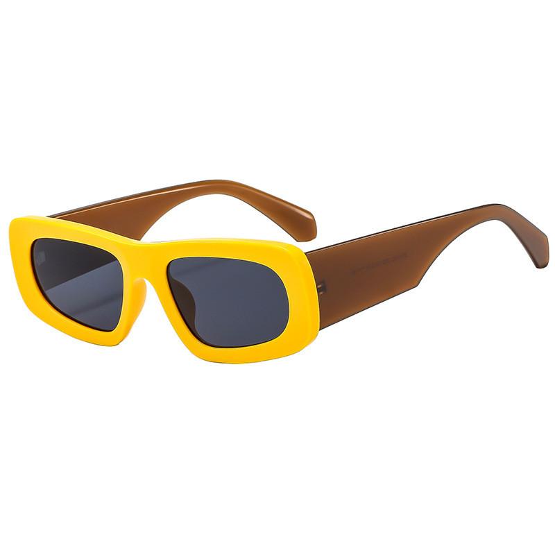 Fall Square Frame Sunglasses With Uv400 For Travel And Party Wear