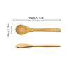 10/20 ks Bambusová lžíce Přírodní Dlouhá rukojeť Malované Polévkové lžíce Káva Mléko Med Čajová lžička Koření Kondiment Naběračky Kuchyňské nářadí