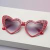 Women'S Uv-Proof Sunglasses Fashion Large-Frame Diamond-Encrusted Sunglasses Women'S Outdoor Sunscreen Glasses