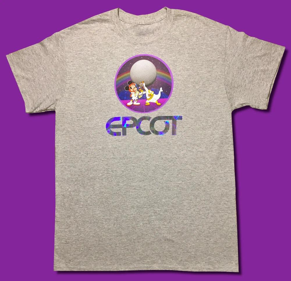 Disney World Epcot Figment Vaporwave Holo XLarge T-Shirt custom unisex men women L