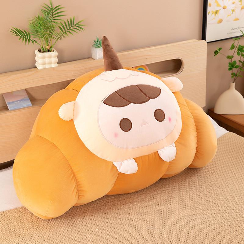 Croissant Sheep Capybara Plush Toy Pillow Stuffed Doll Decoration Gift