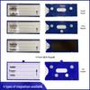WEZHO Magnetic Aluminum Shelf Label