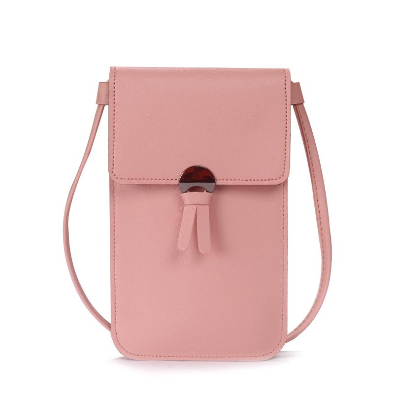 Mini Crossbody Bags for Women PU Leather Shoulder Purses and Handbags for Girls Ladies Phone Simple Solid Bag