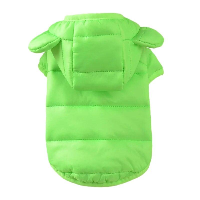 Puppy Coat for Small Medium Dogs Cats Clothes French Bulldog Hoodies Winter Chihuahua Pug Padded Clothing Shih Tzu Outfits
